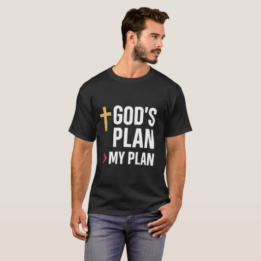 God's Plan mijn T-shirt (Voorkant volledig)