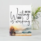 Gods plan vertrouwen kaart (Staand voorkant)