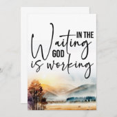 Gods plan vertrouwen kaart (Voorkant / Achterkant)