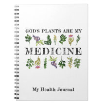 God's Planten zijn mijn Medicine Health Journal