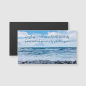 God's Power Inspirerend Beach Photography Magnet (Voorkant / Achterkant)