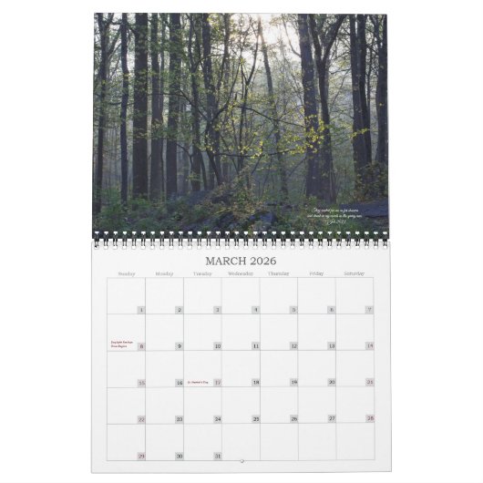 Gods prachtige Wereld #5 Kalender (Mar 2026)