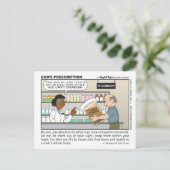 God's Prescription briefkaart (Staand voorkant)