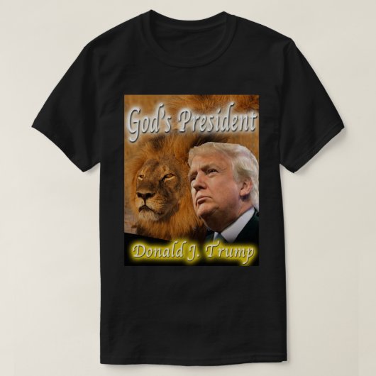 Gods President T-shirt (Design voorkant)