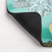 Gods Princess Bling licht turquoise Muismat (Hoek)