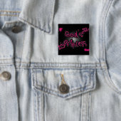 Gods Princess Vierkante Button 5,1 Cm (In situ)