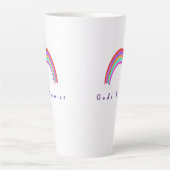 "Gods Promise" Rainbow | Latte Mok (Voorkant)