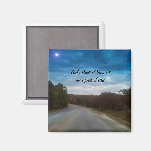 Gods Punt van Uitzicht Magneet (Voorkant / Achterkant)