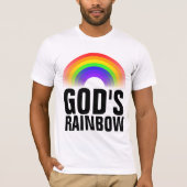 GOD'S RAINBOW CHRISTELIJKE T-shirts (Voorkant)