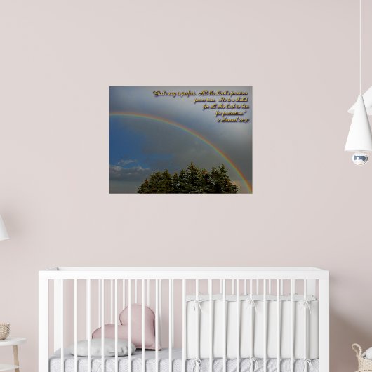 God's Regenboog Beloften Poster (Kinderkamer 2)