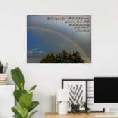 God's Regenboog Beloften Poster (Thuiskantoor)