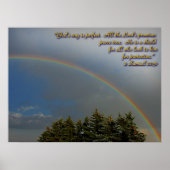 God's Regenboog Beloften Poster (Voorkant)