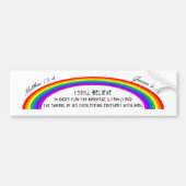 Gods regenboog bumpersticker (Voorkant)