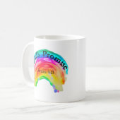 Gods regenboogbelofte koffiemok (Voorkant links)