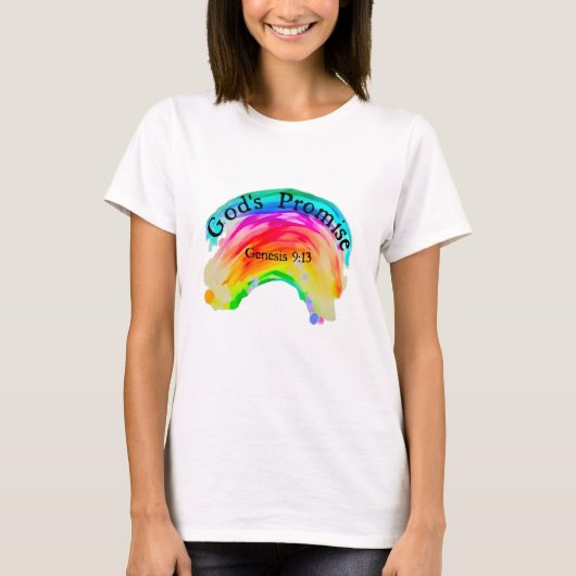 Gods regenboogbelofte t-shirt (Voorkant)