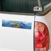 Gods Regenboogverbond Bumpersticker (Op Truck)