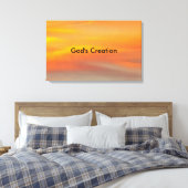 Gods schepping canvas afdruk (Insitu (Slaapkamer))
