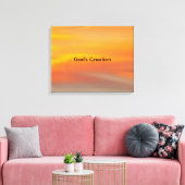 Gods schepping canvas afdruk (Insitu (Woonkamer))