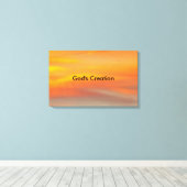 Gods schepping canvas afdruk (Insitu (Houten vloer))