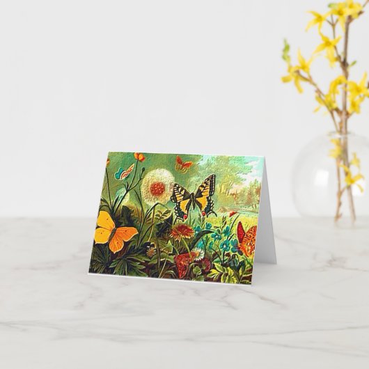 "Gods schepping" Kaart (Gele Bloem)