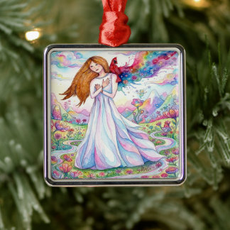 Gods schepping metalen ornament