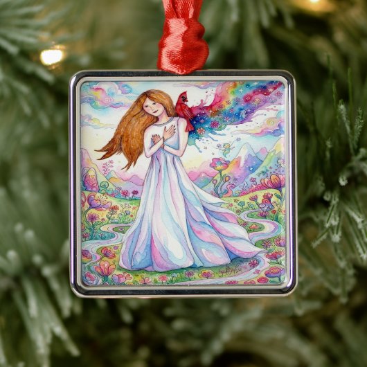 Gods schepping metalen ornament (Boom)