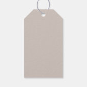 Gods schepselen (Christelijke non voert duiven) Cadeaulabel (Achterkant)