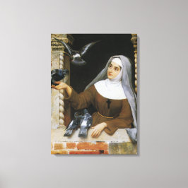 Gods schepselen (Non feeding pigeon birds) Canvas Afdruk