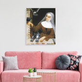 Gods schepselen (Non feeding pigeon birds) Canvas Afdruk (Insitu (Woonkamer))