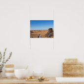 Gods schoenen gevonden in woestijn. poster (Keuken)