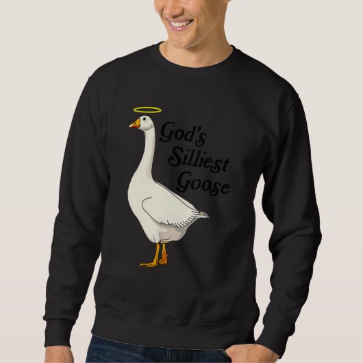 God's Silliest Goose Funny Duck Lovers_2 Trui (Voorkant)