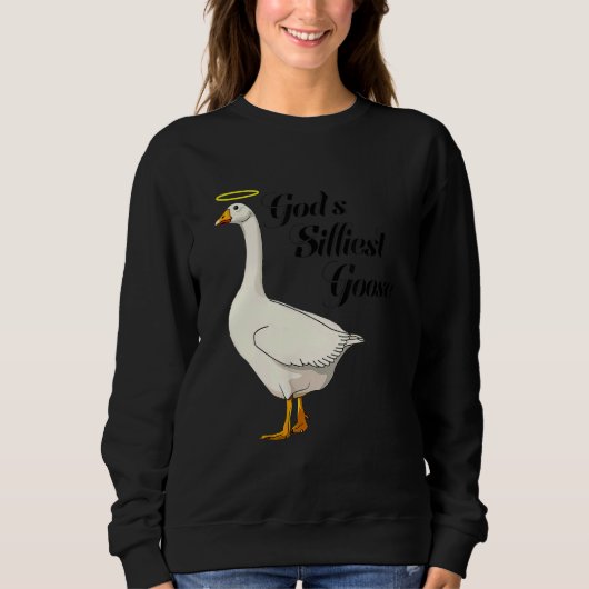 God's Silliest Goose Funny Duck Lovers_4 Trui (Voorkant)