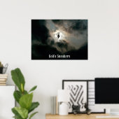 Gods Sneakers Text Poster (Thuiskantoor)