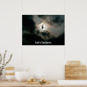 Gods Sneakers Text Poster (Keuken)