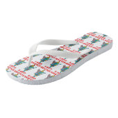 God's Soldier in Armen Wit All-Over Print Unisex Teenslippers (Schuin)