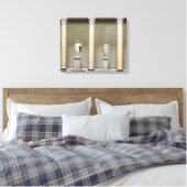 Gods standbeelden in Berlijn Canvas Afdruk (Insitu (Slaapkamer))