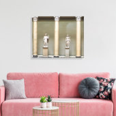 Gods standbeelden in Berlijn Canvas Afdruk (Insitu (Woonkamer))