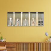 Gods standbeelden in Berlijn Canvas Afdruk (Insitu (Woonkamer))