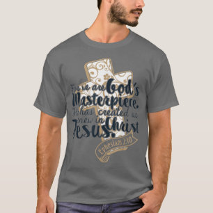Gods sterstuk Christelijke Gift Bible Verse T-Shi T-shirt