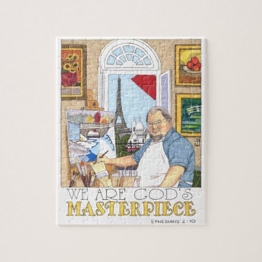 Gods sterstuk legpuzzel (Verticaal)