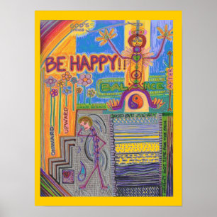 Gods String Mind Map V Poster