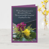 Gods sympathiekaart kaart (Gele Bloem)