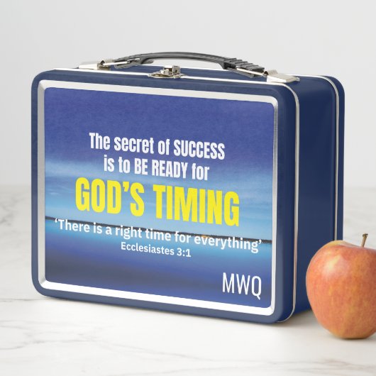GODS TIJD Inspirerende christelijke quote (In situ)