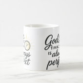 Gods timing is de perfecte 15 oz koffie Mok (Center)