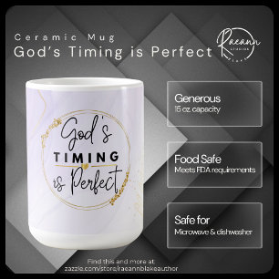 Gods timing is een perfecte keramische Mok