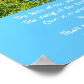 Gods tuin (gedicht) - poster / druk (Hoek)