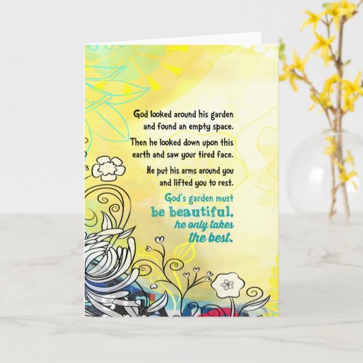 Gods tuin kaart (Gele Bloem)