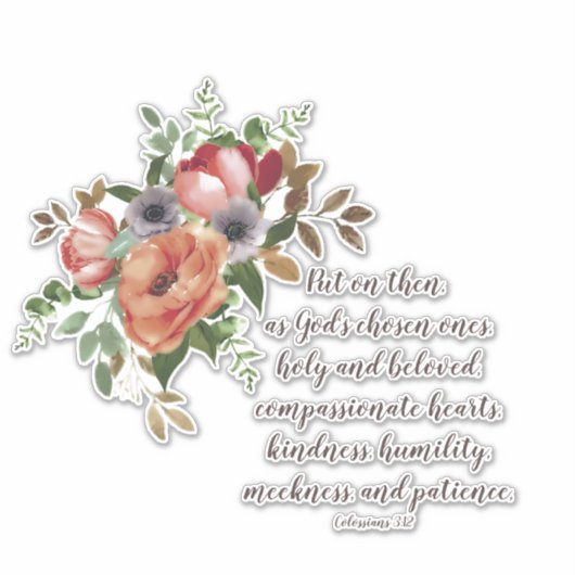 God's uitverkorenen sticker (Voorkant)