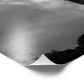 Gods Uitzicht (B&W-kruis) Foto Afdruk (Hoek)