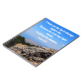 Gods Uitzicht Christelijke Bijbelverse Notitieboek (Linkerzijde)